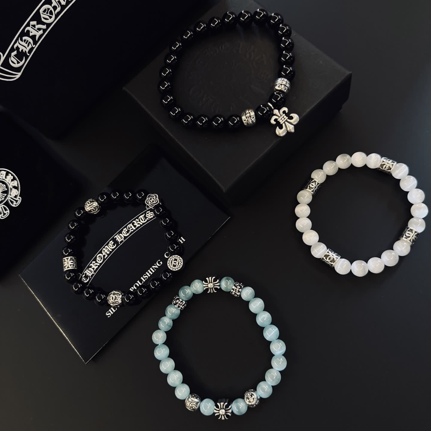 Chrome Hearts Beaded Bracelets Set